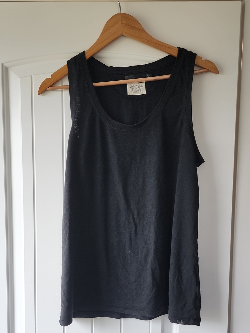 Prana Black Scoop Neck Tank Top - Unbranded